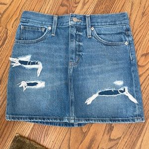 Madewell Jean skirt